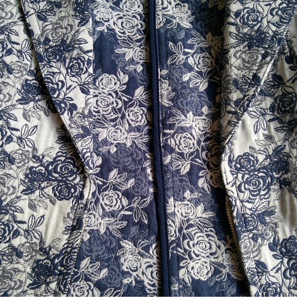 Blue Rose Quilted Jacket - Picture 3 of 7